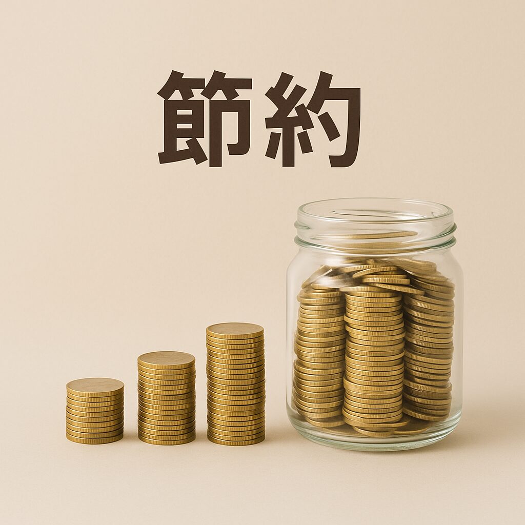 節約してお金がたまったイメージ