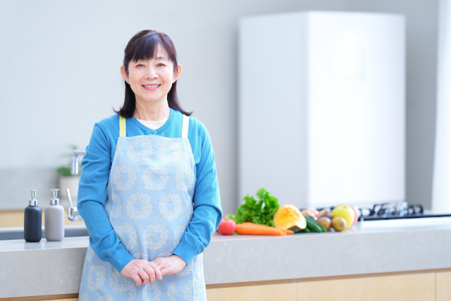 家庭的な女性