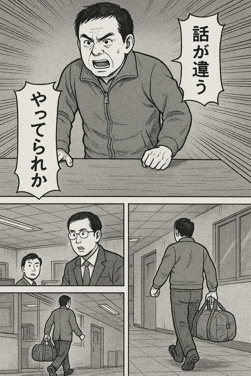 藩士が違うと怒るシニア