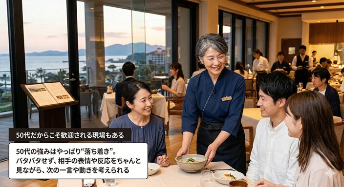 50代だからこそ歓迎される現場もある、働く50代女性