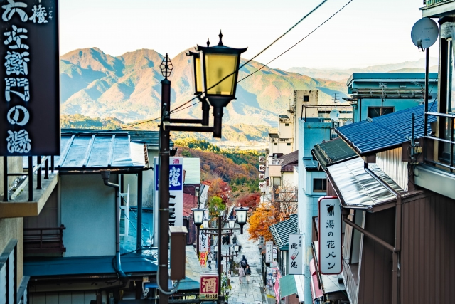 温泉地