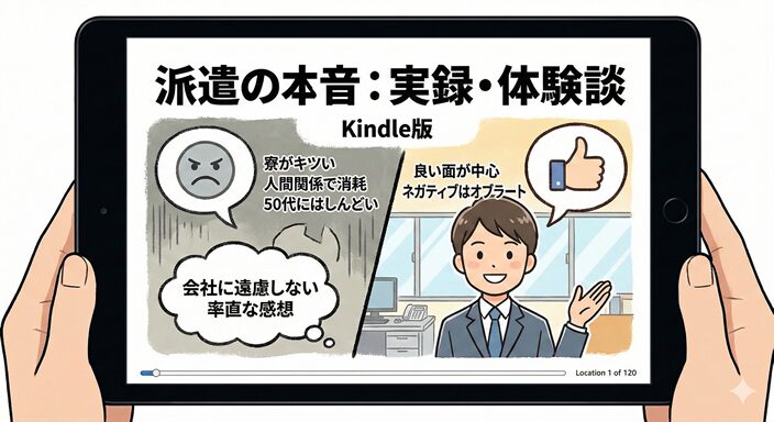 実体験ベースで学べるおすすめKindleのイラスト