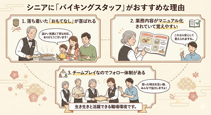 シニアに「バイキングスタッフ」がおすすめな理由